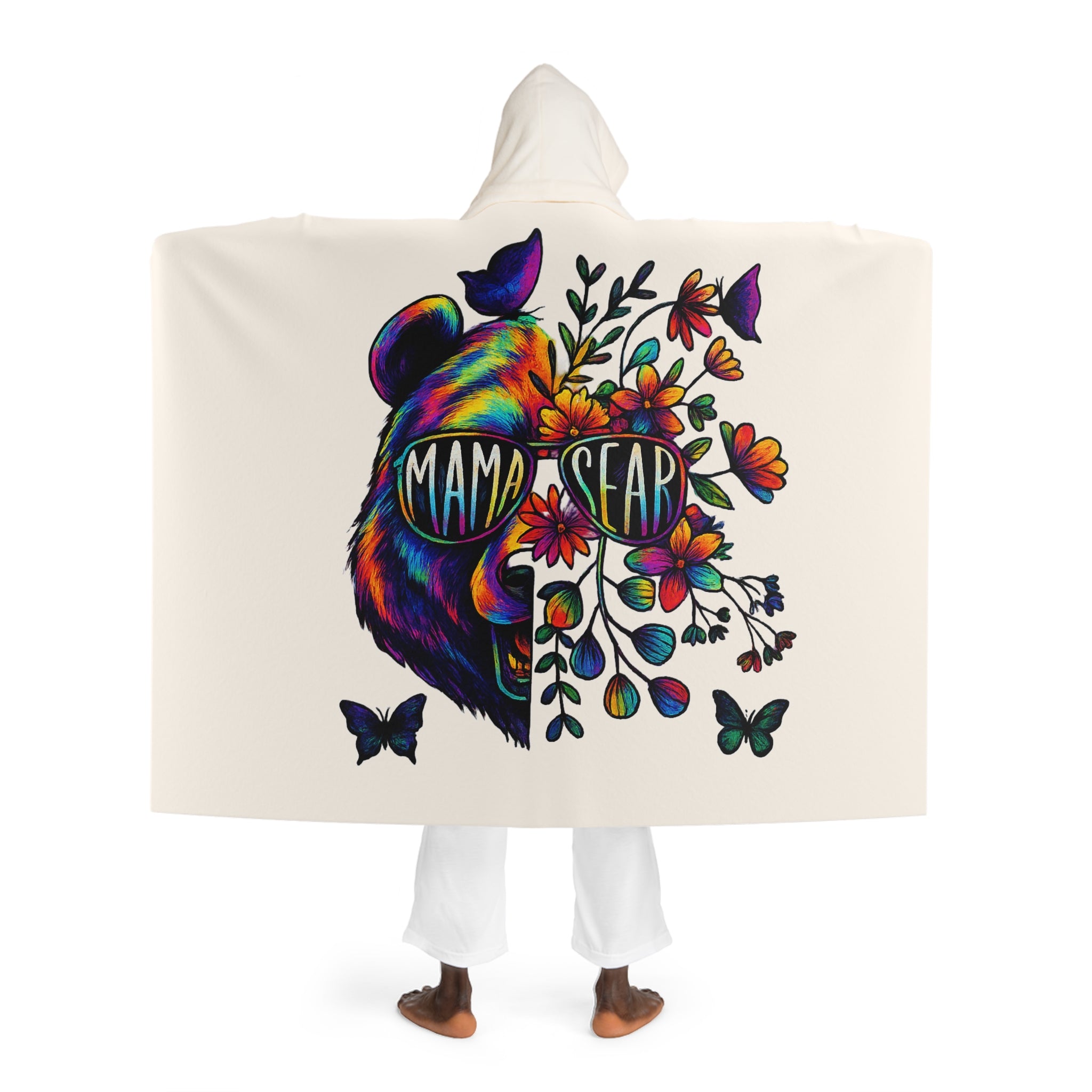 sharmaHooded Sherpa Fleece Blanket