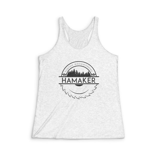 hamaker woodworkingWomen's Tri-Blend Racerback Tank