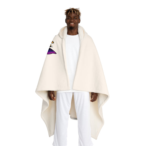 sharmaHooded Sherpa Fleece Blanket